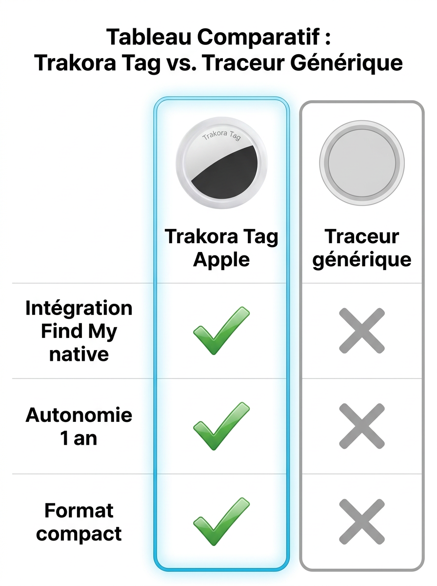 Trakora Tag Apple